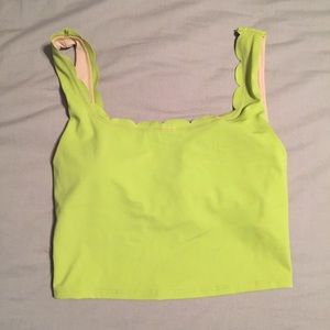 Kortni Jeane Scalloped Top